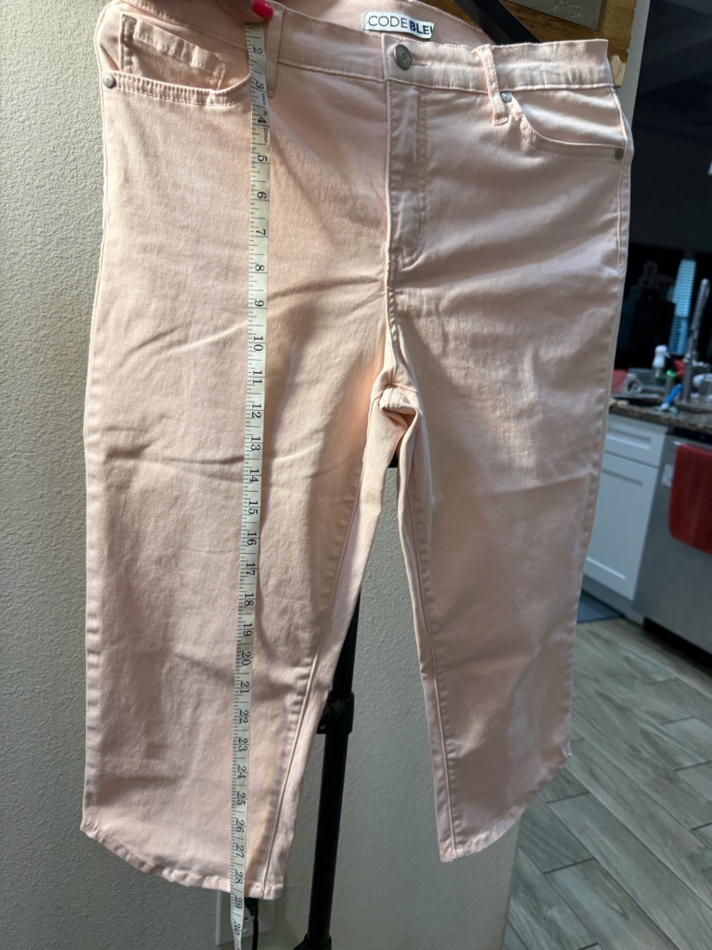 Code Bleu High-Rise Pastel Pink Jeans - Picture 5 of 7